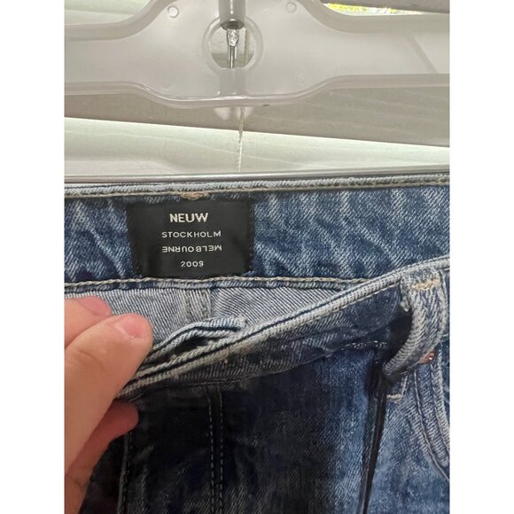 NEUW Lou Slim Straight Mens Jeans - NWT MSRP‎ $199 Size 36x32 - Picture 5 of 10